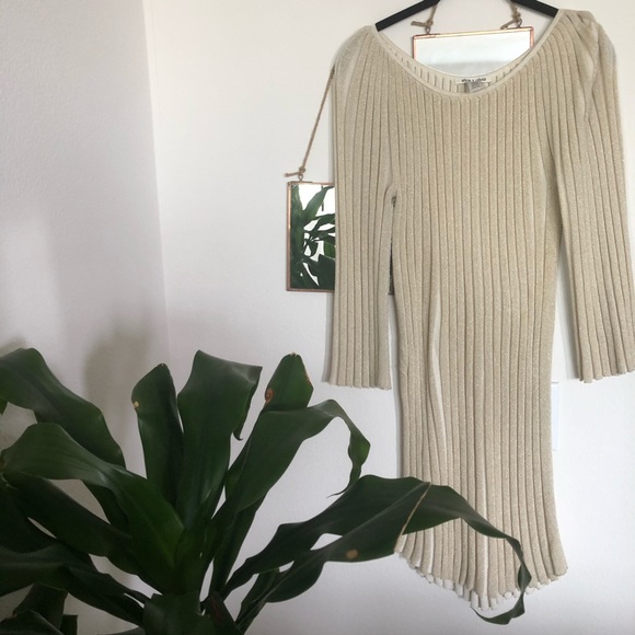 Alice + Olivia Dresses & Skirts - Alice + Olivia Wool Pleated Skater Dress